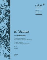 Don Quixote Orchestra Scores/Parts sheet music cover